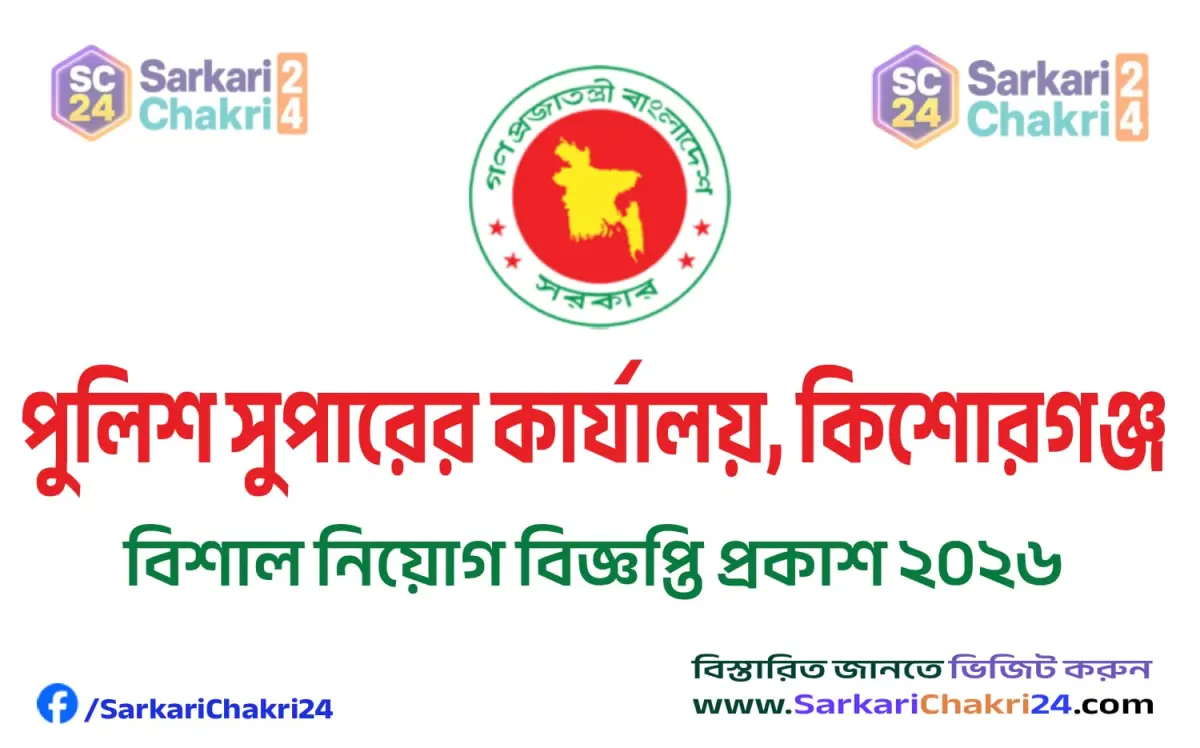 Office of the Superintendent of Police Kishoreganj (PKISP) | পুলিশ সুপারের কার্যালয়, কিশোরগঞ্জ (PKISP) - Banner